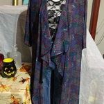 LuLaRoe Shirley Colorful Kimono Cardigan Duster Photo 0