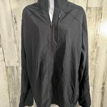 prAna Black Windbreaker Jacket Sz L MSRP $118 Hooded Lightweight Outdoor Photo 0