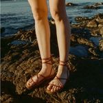 NIB DÔEN & K.Jacques Bikini Sandal | Sz 40 (9) | Rouge Vachetta Brown Photo 5