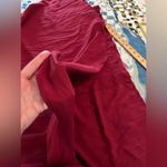 LILBETTER XS Red Wine Burgundy Crochet Lace Maxi Halter Neck Backless Dress NWT Photo 14