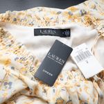 Ralph Lauren Lauren Floral Georgette Puff Sleeve Dress Photo 3