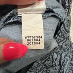 J. Jill Plus Size 18 Pants Cropped Ankle Blue Paisley Print Flat Front Straight Photo 8