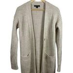 Banana Republic  Oversized Cable Knit Wool/Alpaca Blend Cardigan in Beige Size S Photo 0