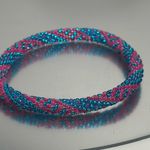 Sashka Pink & Blue Bracelet 8” Photo 1