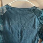 Free People  Deep Teal Knit Top large Photo 12