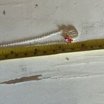 Disney NWOT Exclusive  World Park Minnie Mouse Silver Necklace “M” Crystal Photo 7