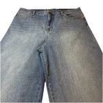 Gloria Vanderbilt Amanda Jean Light Wash High Rise Wide Leg Raw Crop Hem Denim18 Photo 3