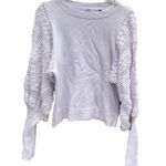 FATE HANDKNIT PUFF SWEATER Purple Photo 0