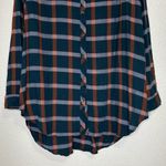 Knox Rose Women's Plaid Long Sleeves Button Down Tunic Shirt, Size XXL Photo 4
