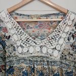 Energe Blouse Women Small Lace Floral Paisley Boho Festival Eclectic Cottagecore Photo 3
