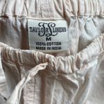 Taylor Linens 100% Cotton Pale Pink Poplin Lounge Pants Size M Photo 2