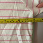 LAKE Pink White Green Sleepshirt Pajama Top Cotton PJs Women's size Medium Photo 7