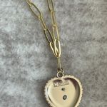 Reworked designer button necklace Gold Photo 2