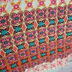 Anthropologie  FIG AND FLOWER HI LOW TUNIC BOLD FLORAL BOHO PRINTED BLOUSE M Photo 12