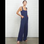 Rachel Pally  Blue Linen Alda Jumpsuit Size small Photo 10