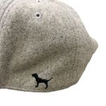 PINK - Victoria's Secret PINK  Victoria’s Secret Hat Cap gray wool adjustable baseball hat Women’s Dog Photo 6
