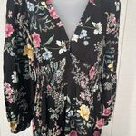 Hurley  Juniors' Midnight Garden Midi Long Sleeve Dress Size XS NWT Photo 6