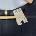 Ali Ro Black & Gold Beaded Diamond Silk Mini Shift Dress 0 Photo 4