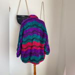 Carlisle Vintage  Couture Wool Cardigan Sweater, Size Medium Photo 3