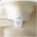 J. Jill Textured Jumper Tunic Big Pockets Size XL Cream Lagenlook Minimalist Photo 6