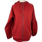 Athleta  On My Way Triumph Hoodie Full Zip Size Medium Currant Red 798347 Photo 1