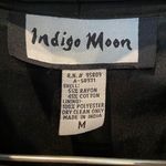 Indigo Moon Boho Patchwork Jacket. Size Medium. Yellow Photo 4