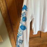 Detroit Lions Wear White Long Sleeve Shirt with Blue Graphics Size M Photo 3