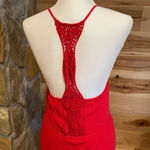 Living Doll  red long Maxi dress size small Photo 3