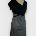 Liz Lange Maternity NWT Liz Maternity for Target gray/black shift dress belted size XS Photo 6