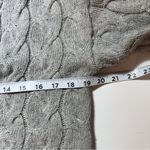 Gray Cable Knit Off the Shoulder Hi Low Sweater Small/ Medium Photo 6