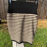 Cherry K black/Gold Striped Mini skirt S Photo 0