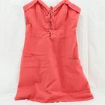 Abercrombie & Fitch Lace up Mini dress Coral Pink size S Photo 0