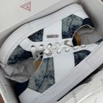 Guess Denim Sneakers Women's 6.5M Casual Lace Up Low Top Rhinestone Accents Photo 8