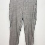 Hilary Radley Womens Pants XL Pull On High Rise Plaid Business Office Career Photo 0