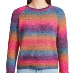 BB Dakota  Ombre Multicolored Wool Blend Crewneck Sweater Size Medium Photo 0