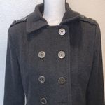 Marezzi grey wool blend button up peacoat Gray Size L Photo 1