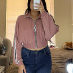 Cropped Windbreaker Pink Size L Photo 0