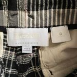 Anthropologie Ett:twa 0 Luca Plaid Wide Leg Crops Crop Pants High Rise Belted Photo 3