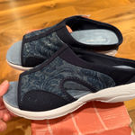 Easy Spirit Traciee7 Slide Sandals Wide Width Comfort Dark Blue 7 WW summer NWT Photo 0