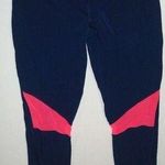 Womens XS Under Armour All Season Zip Pocket Leggings New Run NWT Dark Blue Pink Photo 0