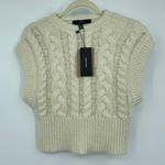 VERO MODA NWT Melanie Chunky Cable Knit Sweater Vest Size XS Photo 1