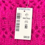 Aeropostale  Sweater Womens Large Open Knit Y2k Dopamine Mall Goth Indie Fairy Photo 9