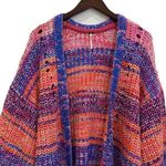 Free People Dreaming Again Berry Blast Combo Multi Knit Cardigan Sweater Size XS Photo 9