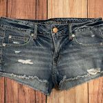 American Eagle  Ripped Jean Shorts Photo 0