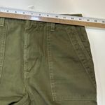 Reformation Utility Ankle Pants Army Green Surplus Fabric High Waist Womens 25 Photo 4