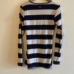 Lululemon  10 Every Yogi Reversible Long Sleeve Stripe Blue and White Shirt Photo 13