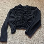 Topshop Black high neck crop top Photo 1