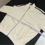 Spiritual Gangster  Cream Ruby Bomber jacket, full zip sweatshirt jacket, size S Photo 3