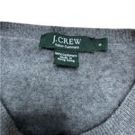 J.Crew 90s Vintage  Gray Italian Cashmere Crewneck Sweater Small Photo 3