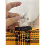 Seductions SEDUCTION WOMEN Y2K Bobycon tank Top Size M yellow plaid PREPPY GRUNGE FITTED Photo 4